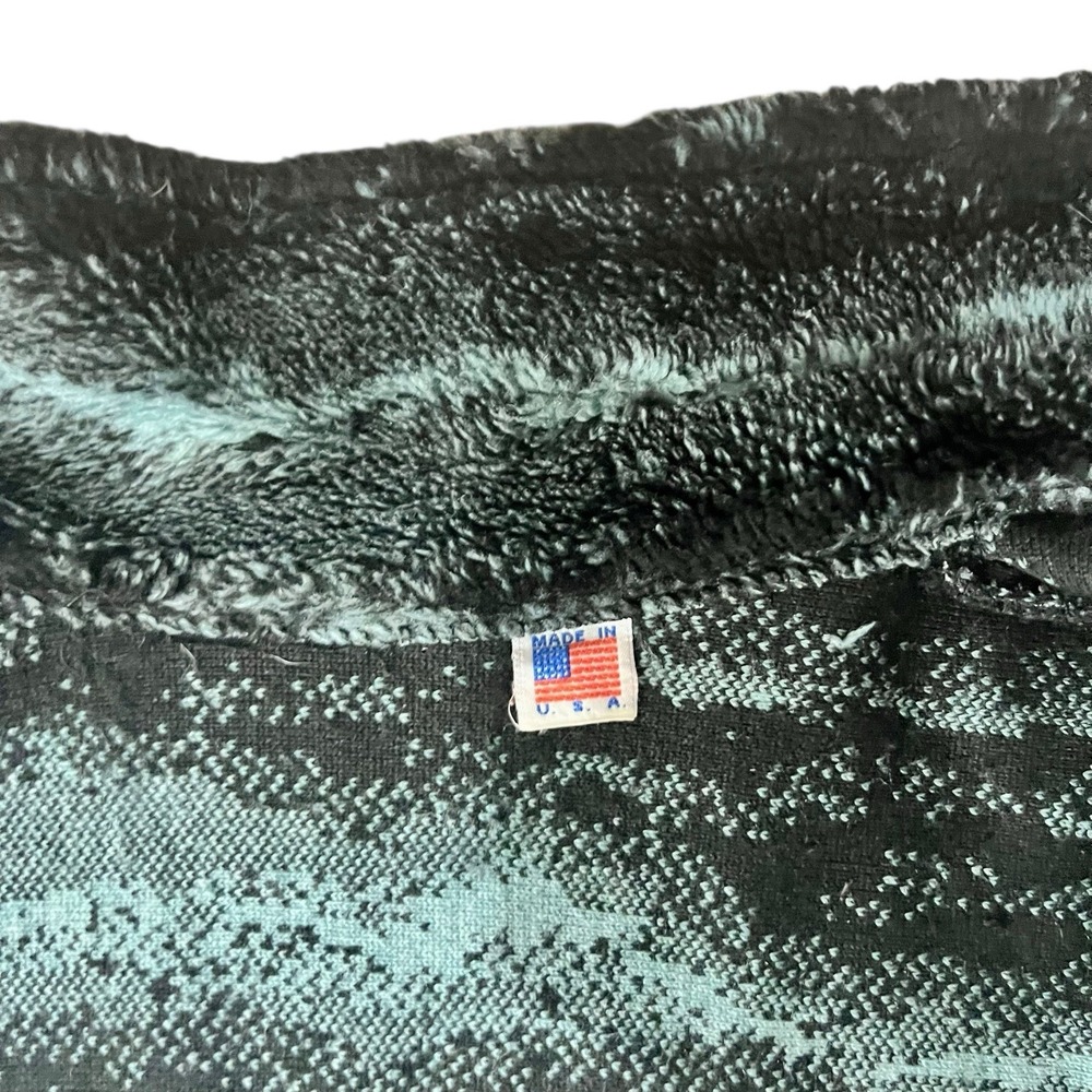 Vintage Mazmania Wolf Print Fleece Jacket Mens XXL Made In USA - Picture 4 of 9